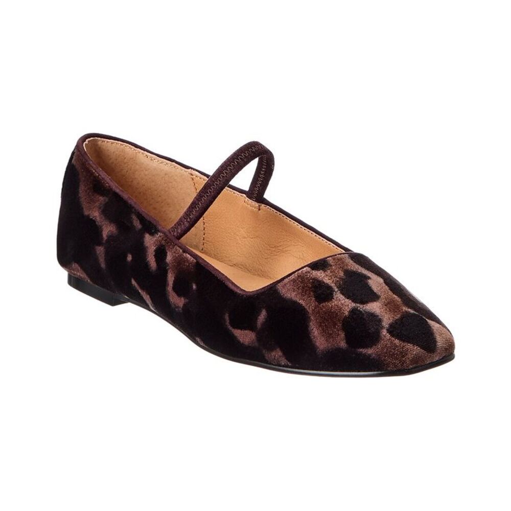 Madewell The Greta Velvet Ballet Flat, Brown